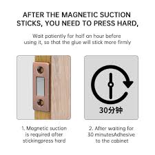 Starka Dörrmagneter för Skåp - 4 Pack
